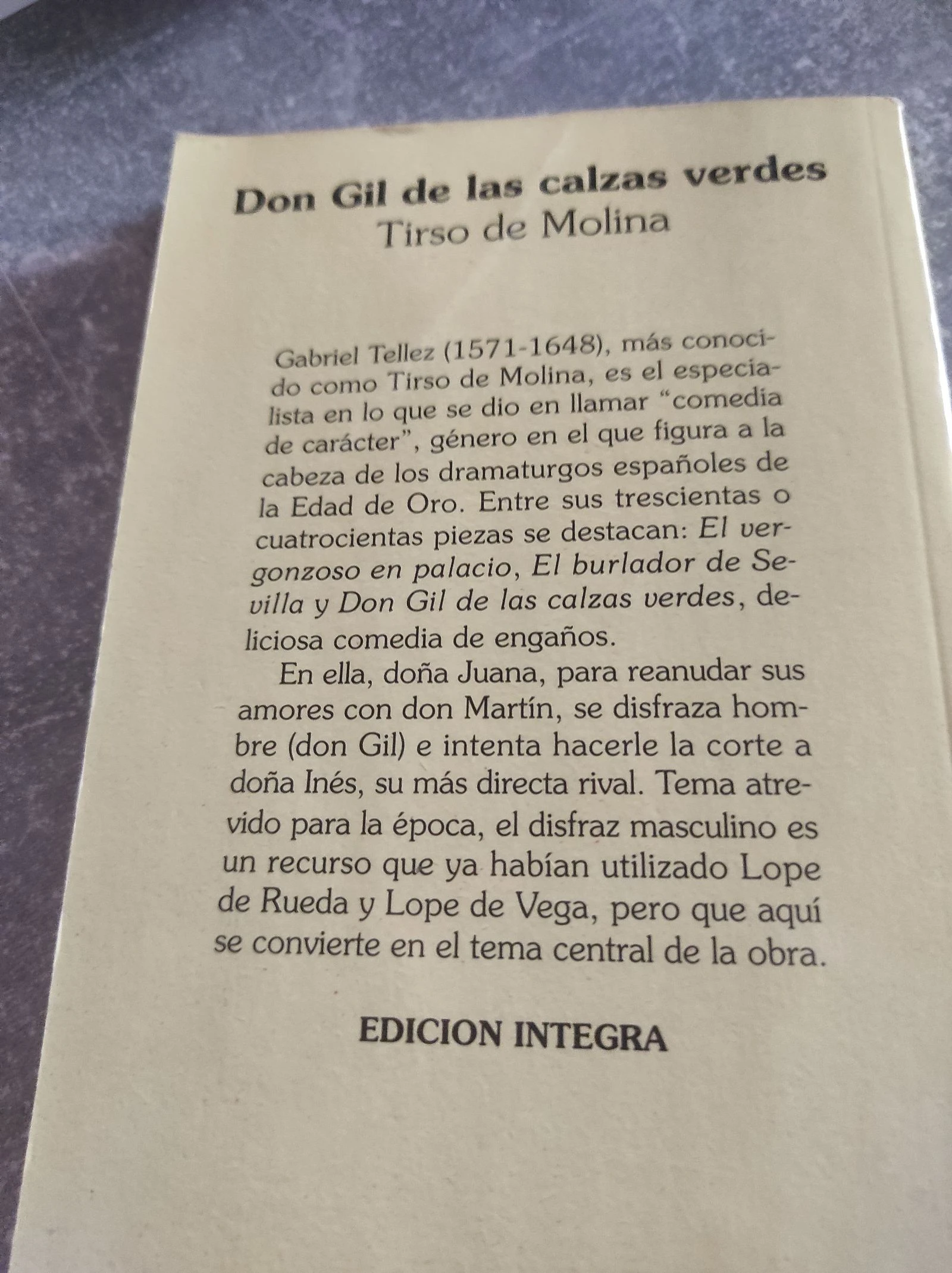 Don Gil de de groene kousen, Tirso de Molina 1995 – photo 7